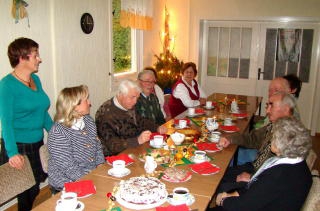 Weihnachtsfeier in neu eingerichteten Bürgerhaus Buchenau 