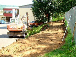 Wegebau hat begonnen