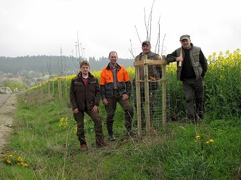 Baumpflanzung der Mihlaer Jäger