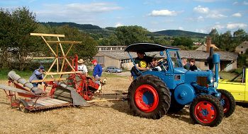 Alt-Erntetechnik neu belebt