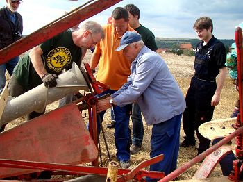 Alt-Erntetechnik neu belebt