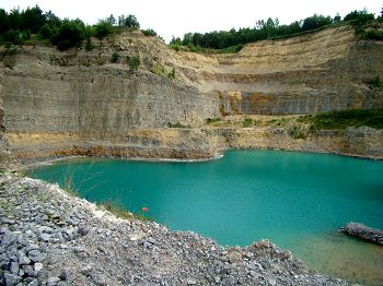 Immer wieder Unvernünftige im Buchenauer Steinbruch