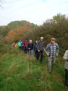 Abschlusswanderung des Mihlaer Heimatvereins 2015 zum Harsberg