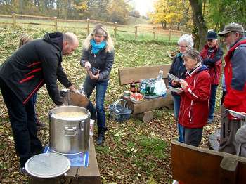 Abschlusswanderung des Mihlaer Heimatvereins 2015 zum Harsberg