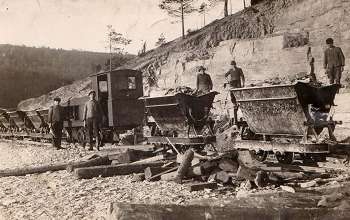 Historische Fotos vom Steinbruch Buchenau