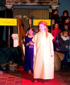 Weihnachtsmusical der "Haineck- Schule" Nazza auch in der Mihlaer St. Martinskirche