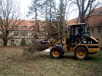 Bauhof arbeitet im Roten Schloss