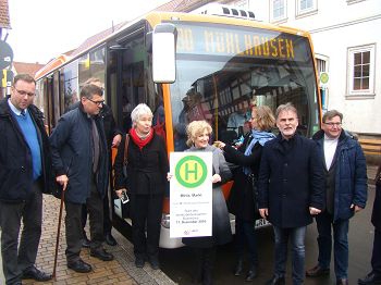 Großer Bahnhof in Mihla...