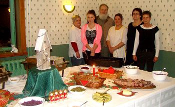 Einige Bilder zur Weihnachtsfeier des Heimatvereins Mihla im "Sandgut":