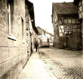 Bilder aus dem alten Mihla: In der alten „Schlossgasse“