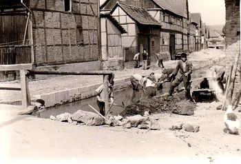 Historische Fotografien vom Mihlaer Bach